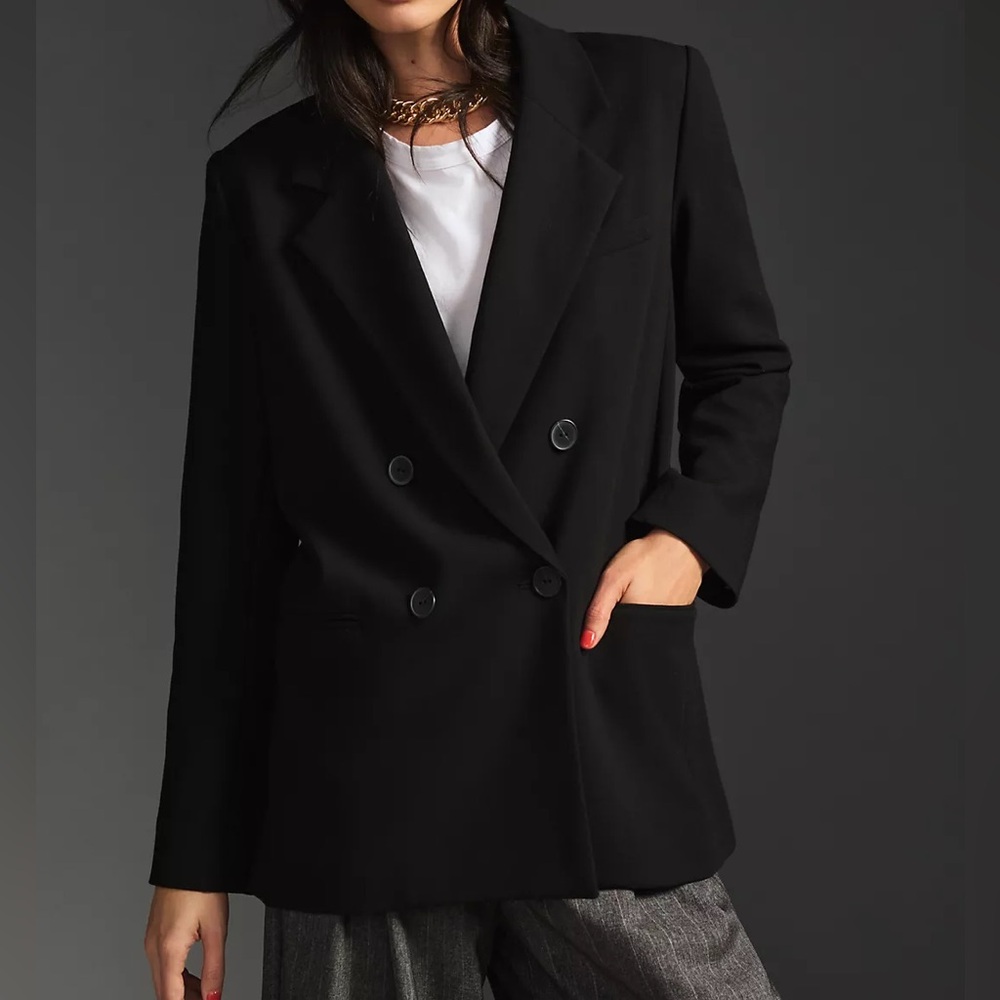 Maeve by Anthropologie Double Breasted Blazer